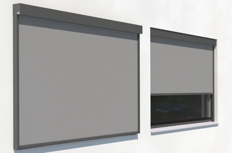 Lewens Micro Doppio Doppel-Senkrechtmarkise mit Sonnen- und Insektenschutz konfigurieren Mit Konfigurator