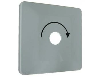 WTS - Abdeckblende für alle Universal Schlüsselschalter/-taster Kunststoff AP + UP