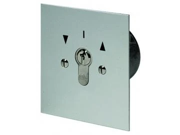 Miniatur - Schlüsseltaster Typ: MSR1-2T mit 2 Tast-Kontakten AB/AUF IP 54