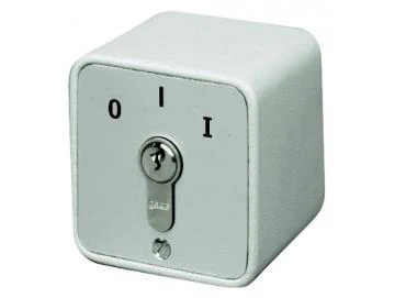 WTS - Standard - Schlüssel-Schalter mit 1 Rast-Kontakt, AP ,Wassergeschützt - Schutzart IP 54