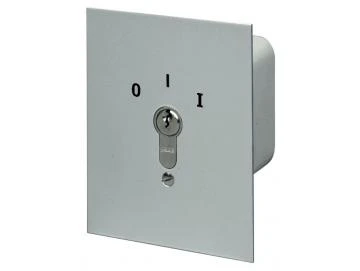 WTS - Standard - Schlüssel-Schalter mit 1 Rast-Kontakt, UP ,Wassergeschützt - Schutzart IP 54