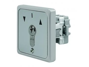 WTS - Einbau/Krallen - Schlüsselschalter mit 2 Rast-Kontakten, 2-polig AB/AUF, UP ,Wassergeschützt - Schutzart IP 54