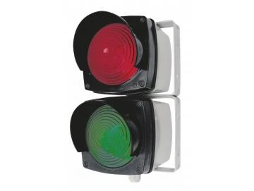 WTS -Doppel-Ampel-Set ROT/GRÜN mit Montagebügel und 2 Glühlampen 40W