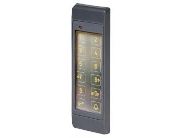 WTS - Cody-ETD Tastatur mit Edelstahl-Tastenfeld (schmale Bauform, beleuchtet, vandalismusgeschützt.)