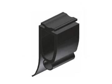 WTS -Gummiprofil für Opto-Sensoren, mit Dichtlippe, für Industrietore / Sektionaltore, mit T-Nut 19,5/15,5mm