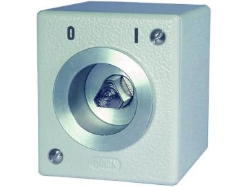 WTS - Feuerwehrschalter mit 1 Rast-Kontakt (1S + 1Ö) AUS/ EIN, Wassergeschützt - IP 54