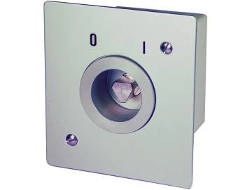  WTS - Feuerwehrschalter mit 1 Rast-Kontakt (1S + 1Ö) AUS/ EIN, Wassergeschützt - IP 54