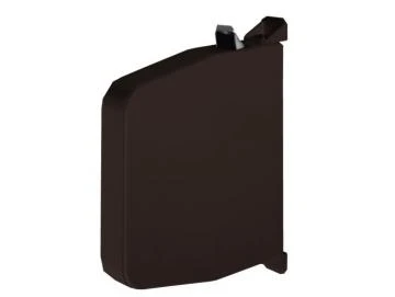 Mini-Aufschraub- Getriebegurtwickler braun, mit 11 m Gurt braun, schwenkbar, 30,5 mm breit