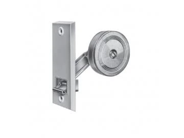 Einlassgurtwickler 5 m Gurtaufnahme, Lochabstand 105 mm ,mit weißer Deckplatte, für 23 mm Gurt