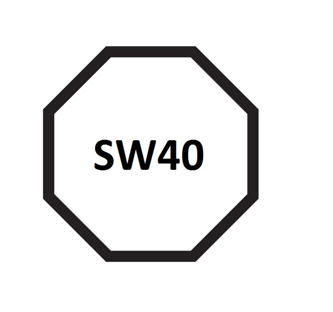 Mini-Gurtscheibe 170mm SW 40,  8-Kant zum Aufstecken auf Walzenkapseln mit runder Aufnahme