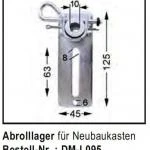 WTS - Abrolllager für Neubaukasten DM-L095 für NHK - Rohrmotoren  Ø 45 mm Typ  DMH-30 und DMH-50