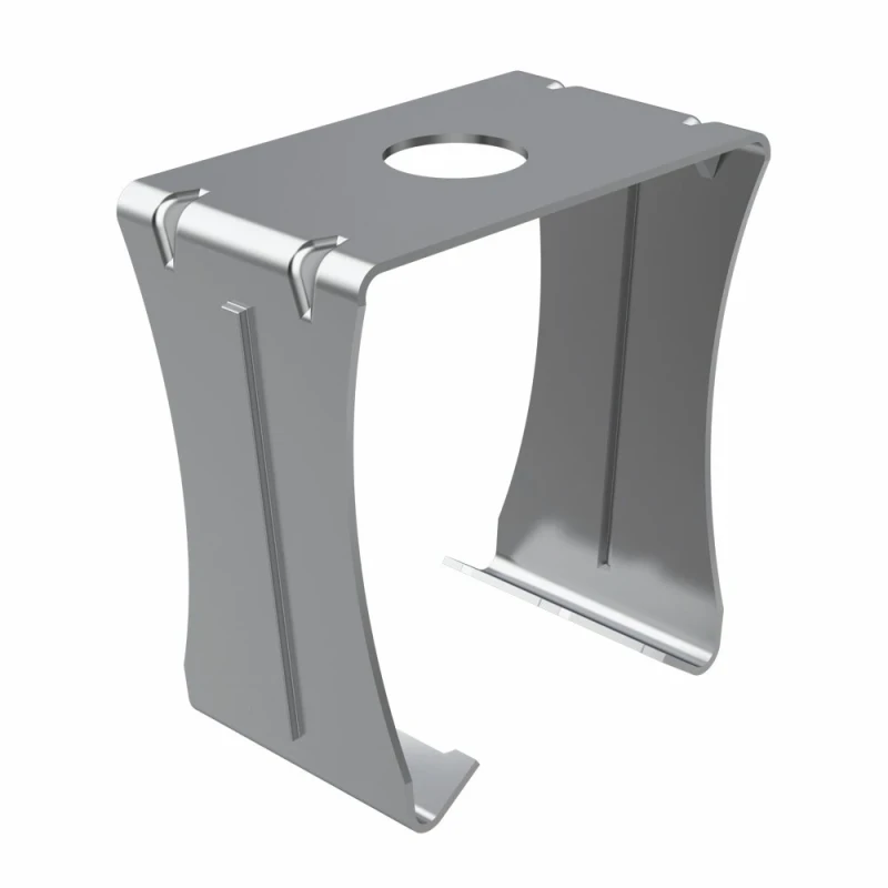 Befestigungsklammer zur Montage von Jalousiemotoren Serie DMJ an Jalousie-Oberschienen bzw. U-Profilen