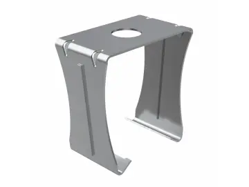 Befestigungsklammer zur Montage von Jalousiemotoren Serie DMJ an Jalousie-Oberschienen bzw. U-Profilen