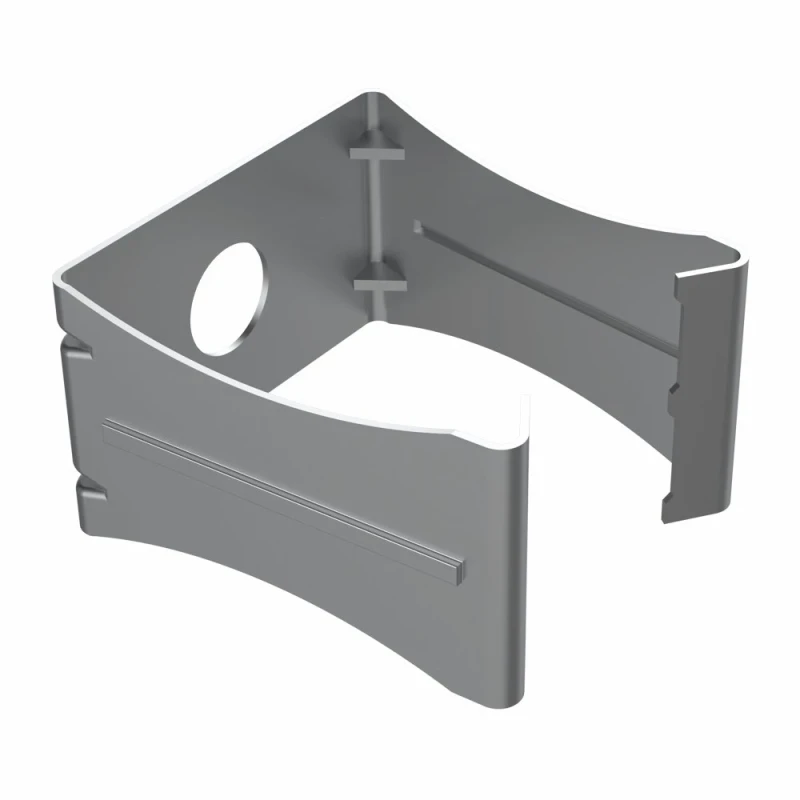 Befestigungsklammer zur Montage von Jalousiemotoren Serie DMJ an Jalousie-Oberschienen bzw. U-Profilen