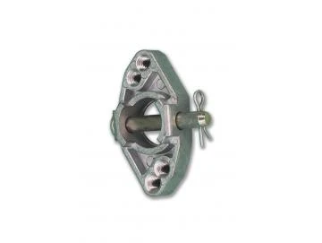 Markisenhalter M8 mit Zentrierrand für Steckzapfen 3/25 für Becker Rohrantriebe L44 – L80 bis 80Nm