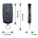 Becker - Centronic EasyControl EC241-II - 1 Kanal Handsender zum Ansteuern einer Beck-O-Tronic 5