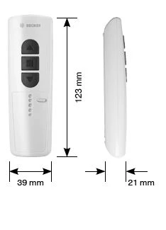 Becker - Centronic EasyControl EC545-II - 5 Kanal Handsender