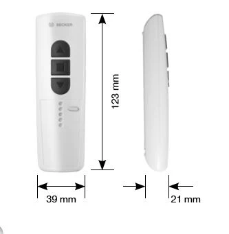 Becker - Centronic EasyControl EC5410-II - 10 Kanal Handsender