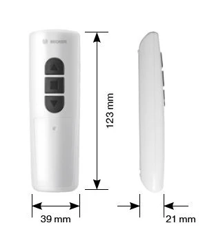 Becker - Centronic SunWindControl SWC241-II, 1-Kanal-Handsender mit Wind-Schwellwerteinstellung