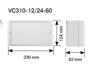 Becker - Centronic VarioControl VC310-12-6, LED-Dimmer und Terrassenheizungsschalter bis 3000 W