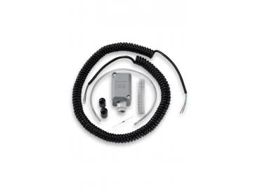 Becker - Druckwellen- Montage-Set 1, 1 DW-Kontaktschalter, Spiralkabel 2-adrig, Länge 0,7 m, dehnbar bis 3 m