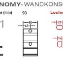 Wandkonsolen, Wandhalter für Lewens Economy-Markise