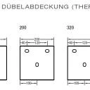 Dübelabdeckung-Thermax für Lewens - Economy Markise