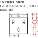 Dübelabdeckung-Thermax für Lewens  Trentino Mini Markise