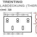 Dübelabdeckung-Thermax für Lewens  Trentino  Gelenkarmmarkise