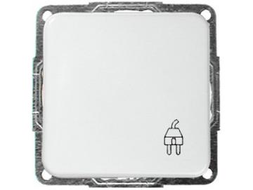 WTS - Schuko-Steckdose mit Klappdeckel ohne Rahmen UP