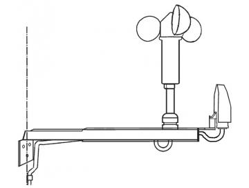 Vestamatic - Montagebügel Aluminium Kombibügel für Wind- und Sonnensensor