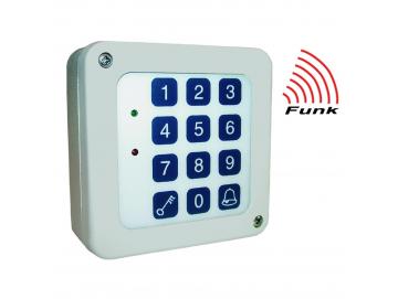 WTS - Funk-Code-Tastatur 3-Kanal: KeeLoq-System (Hopping-Code),Tastaturfeld aus Folie, IP 65 FE 868,30 MHz