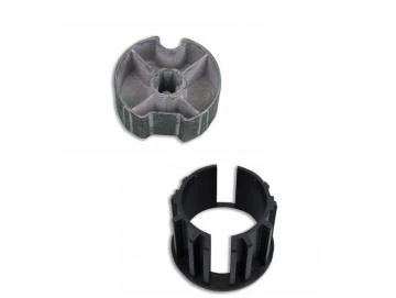 Adapterset für Nutwelle DW78N 4mm Mittelversatz , für Rohrmotore Becker Baureihe L