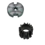 Adapterset für Nutwelle DW78R+F für Rohrmotoren Becker Baureihe R Serie