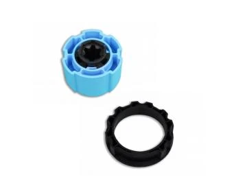 Adapterset für Profilwelle O-E65, für Rohrmotoren Becker Baureihe P und R Serie mit Hinderniserkennung