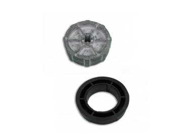 Adapterset für Rundrohr 102 x 2 , für Rohrmotoren Becker Baureihe L Serie