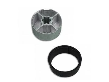 Adapterset für Rundrohr 70 x 2 , für Rohrmotoren Becker Baureihe L Serie