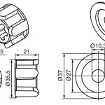 Adaptionskit für Rohrmotore Becker Baureihe R-Serie R7 – R50 bis 40Nm