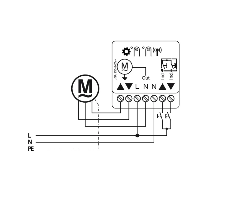 Becker - VarioControl VC420 DECT Universal Funkempfänger Unterputz