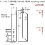 Dachsparrenhalter für Lewens Markisen