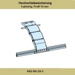 Hochschiebesicherung 4-gliedrig, Für 60er,  und 70er 8-Kant-Welle für Profil 14 mm