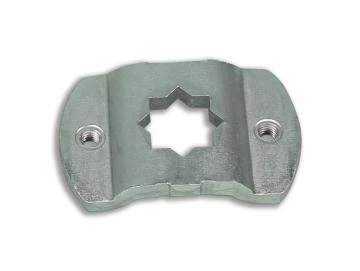 Markisenhalter-L Stern-16 M6 mit Stern für Rohrantriebe Becker L Serie