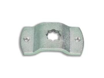 Markisenhalter-P/R Stern-10 mit Stern   für Steckzapfen 1/10 und 2/10 für Becker Rohrmotoren  Baureihe P und R Serie