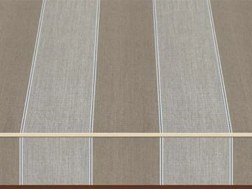 Markisentuch Multi und Blockstreifen, Caffe - Braun UPF 50+, Acryl 1, Stoff-Nr. 11732