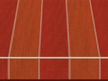 Markisentuch Multi und Blockstreifen, Lava - Rot UPF 50+, Acryl 1, Stoff-Nr. 11739