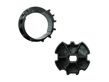 WTS - Adapterset DM-A64R : 64 mm Rundwelle mit Nut für alle Rohrmotoren  Ø 45 mm, Serie