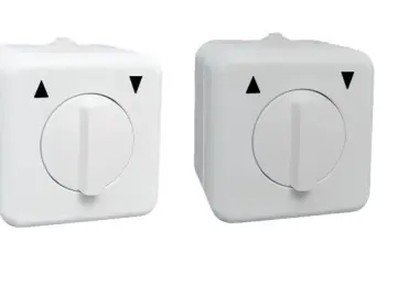 WTS - Knebelschalter AP wassergeschützt - IP 44 (für Rohrmotoren)