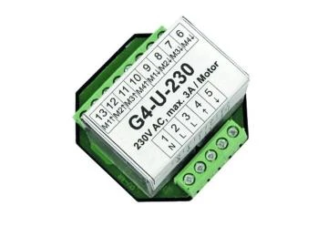 WTS - Steuer-Relais G4-U-230 Trennrelais für 4 Motoren ohne Einzelbedienung für AP+UP Montage