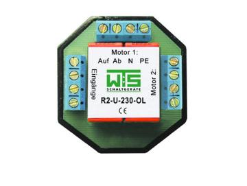 WTS - Steuer-Relais R2-U-230-OL für 2 Motoren ohne Einzelbedienung