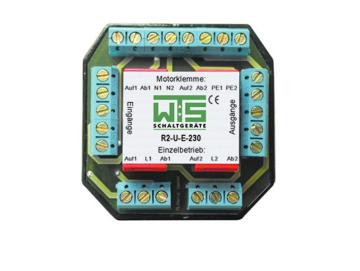 WTS - Steuer-Relais R2-U-E-230 Trennrelais für 2 Motoren mit Einzelbedienung für AP+UP Montage